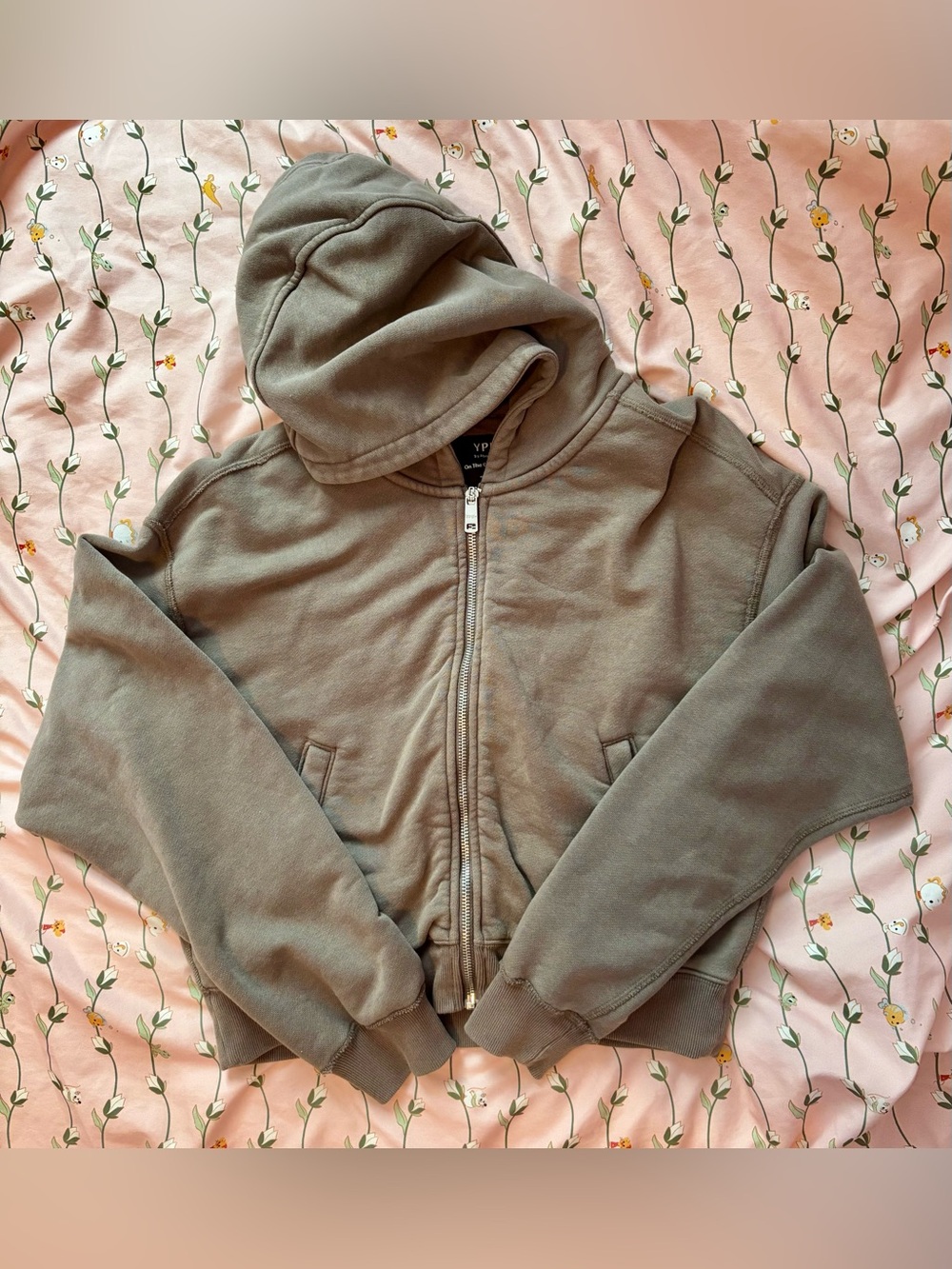 Abercrombie YPB On The Go 6AM Full-Zip Hoodie | Brown